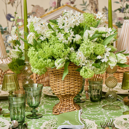 Green Sylvie Engraved Water Glass (Set of 4)