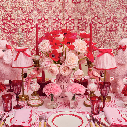 Pink Parrot Candle Holders (Pair)