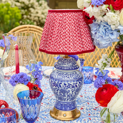Red Lotus Lampshade (22cm)