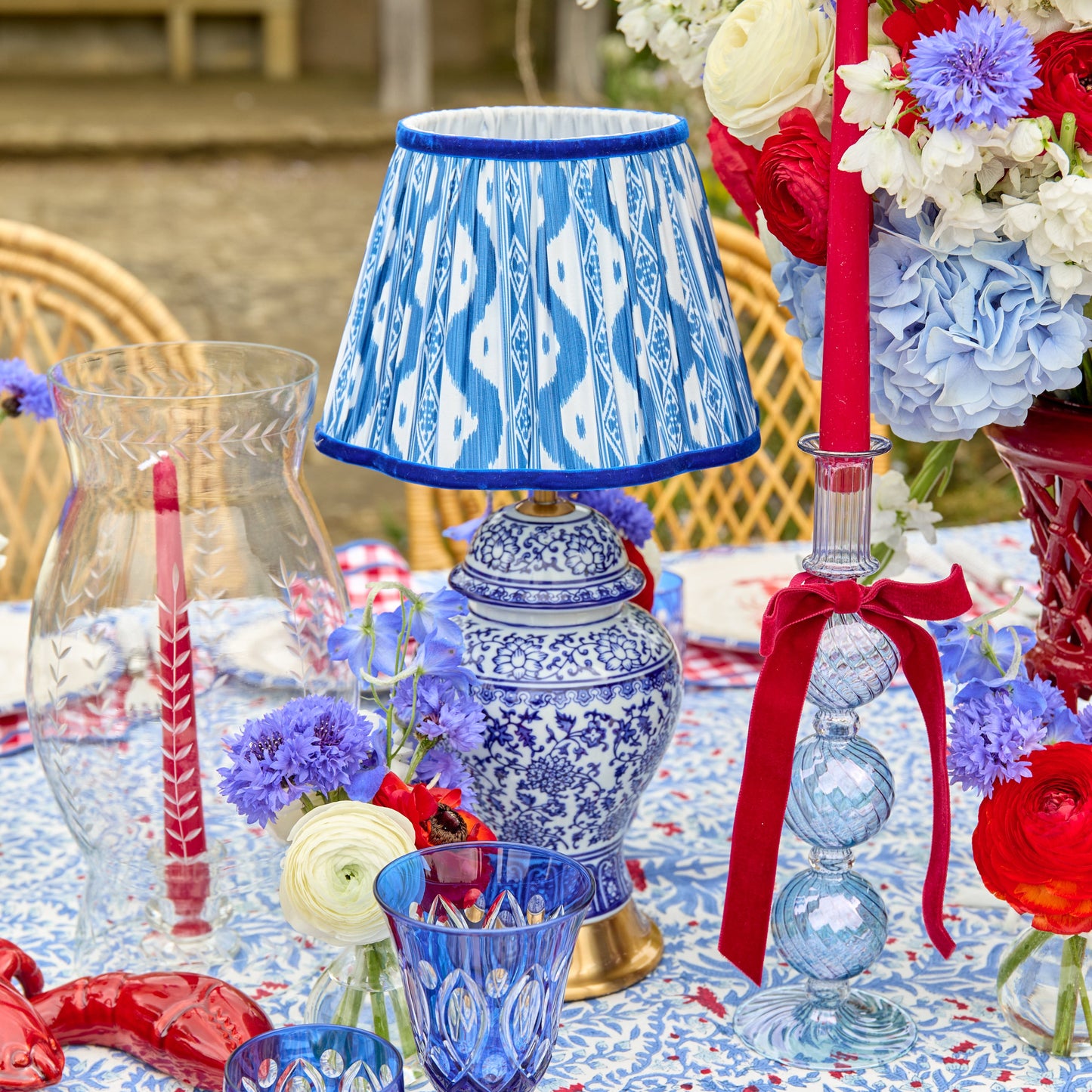 Chinoiserie Rechargeable Lamp