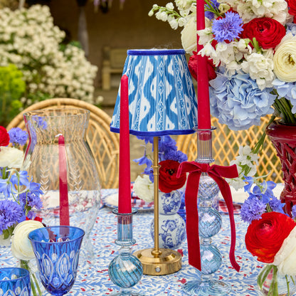 Azure Camille Candle Holders (Pair)