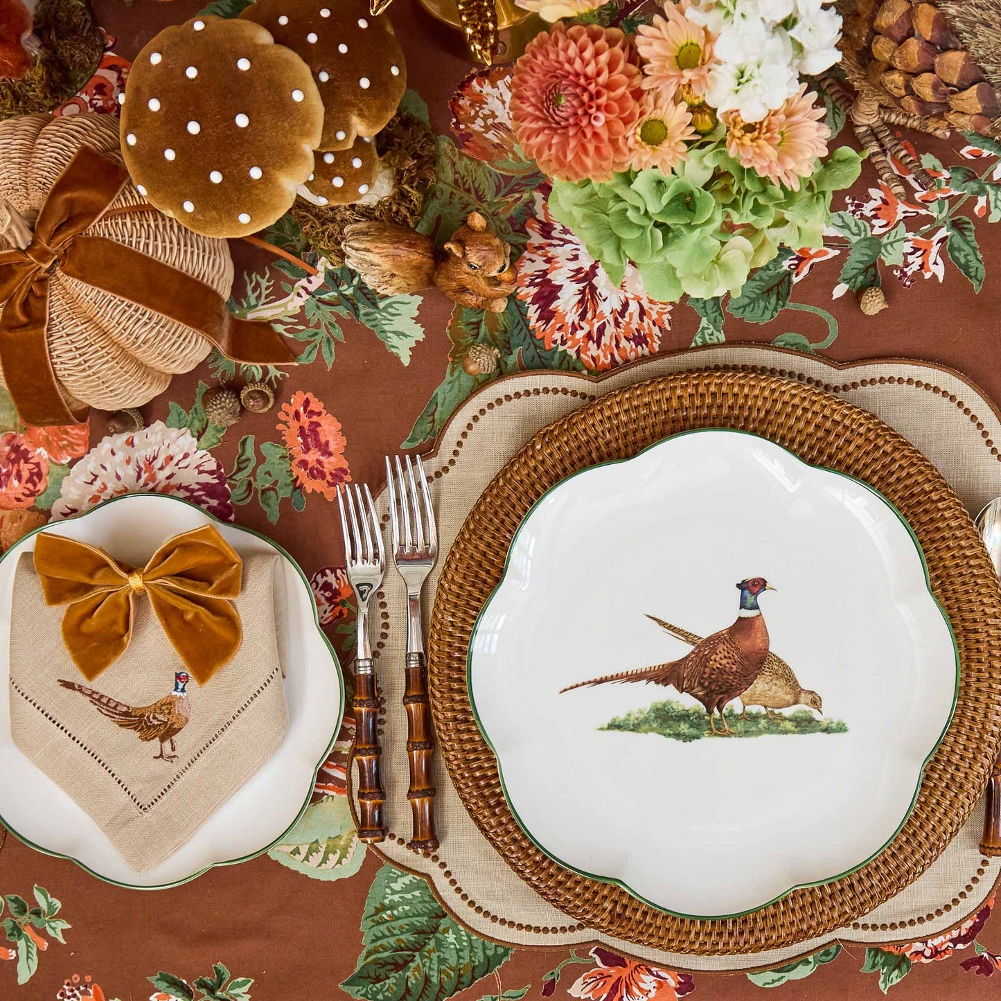 Scalloped Pheasant Dinner Plate
