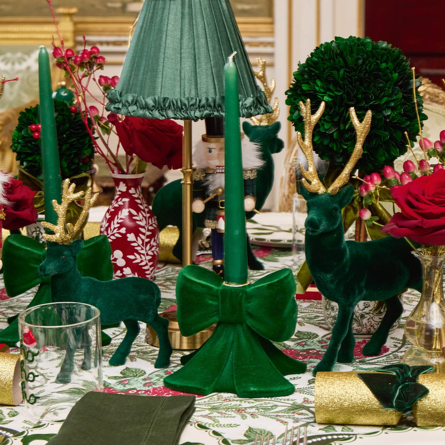 Forest Green Candles (Set of 8)