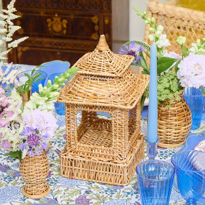 Rattan Pagoda Lantern