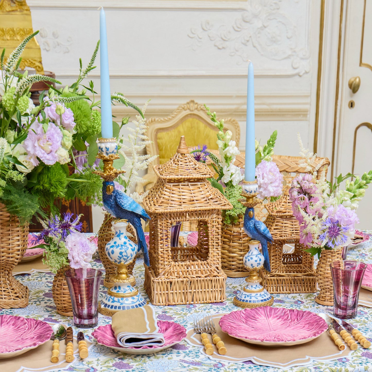 Rattan Pagoda Lantern