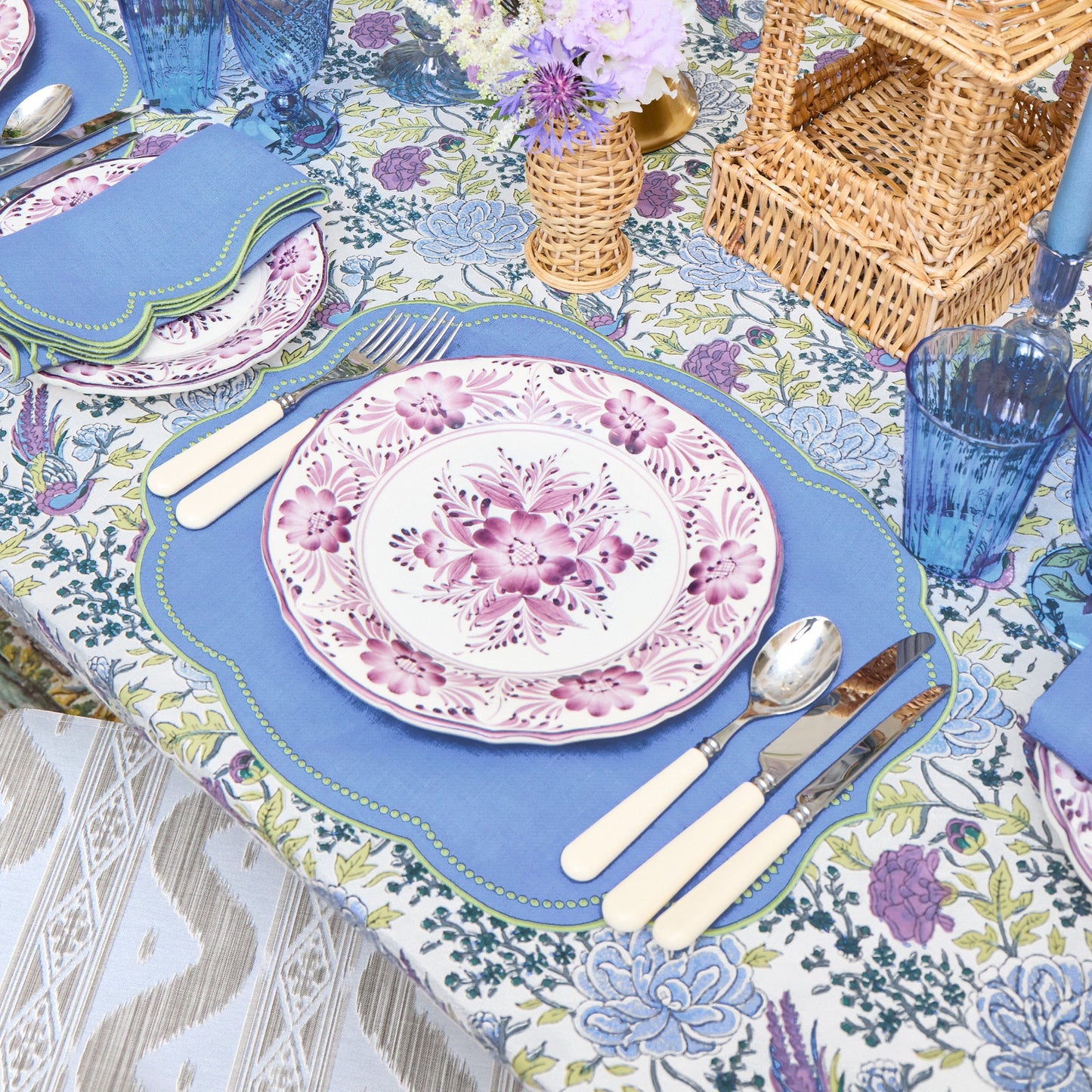 Purple Pandora Dinner Plate