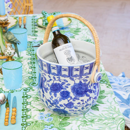 Blue Chinoiserie Ice Bucket