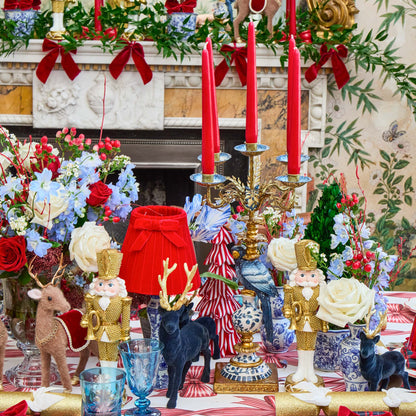 Blue Parrot Candelabra
