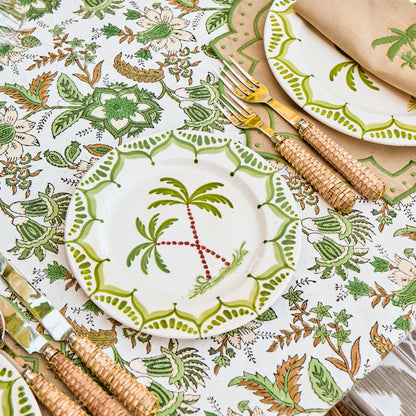 Jardin de Palmier Dinner & Starter Plates (Set of 8)