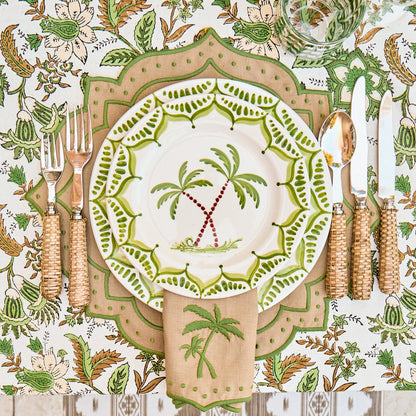 Jardin de Palmier Dinner & Starter Plates (Set of 8)