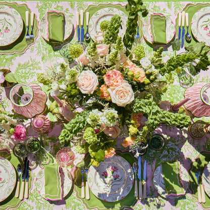 Green & Pink Gisele Napkins (Set of 4)