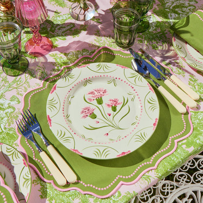 Green & Pink Gisele Placemats & Napkins (Set of 4)