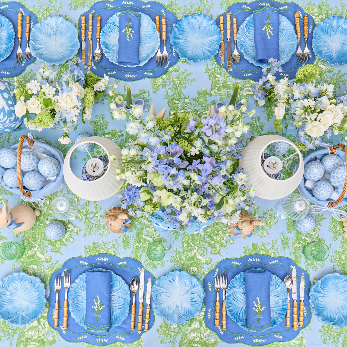 Serena Cabbage Dinner & Starter Plates (Set of 8)