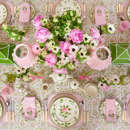Pink & Green Agatha Tablecloth
