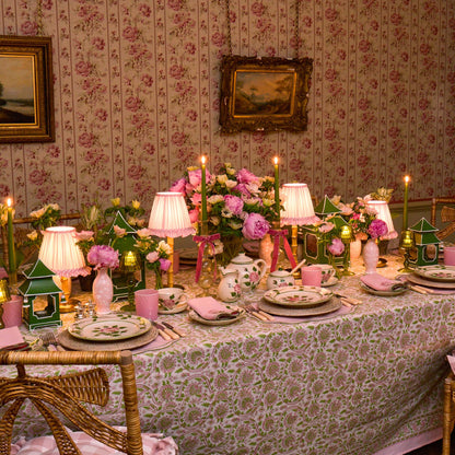 Pink & Green Agatha Tablecloth