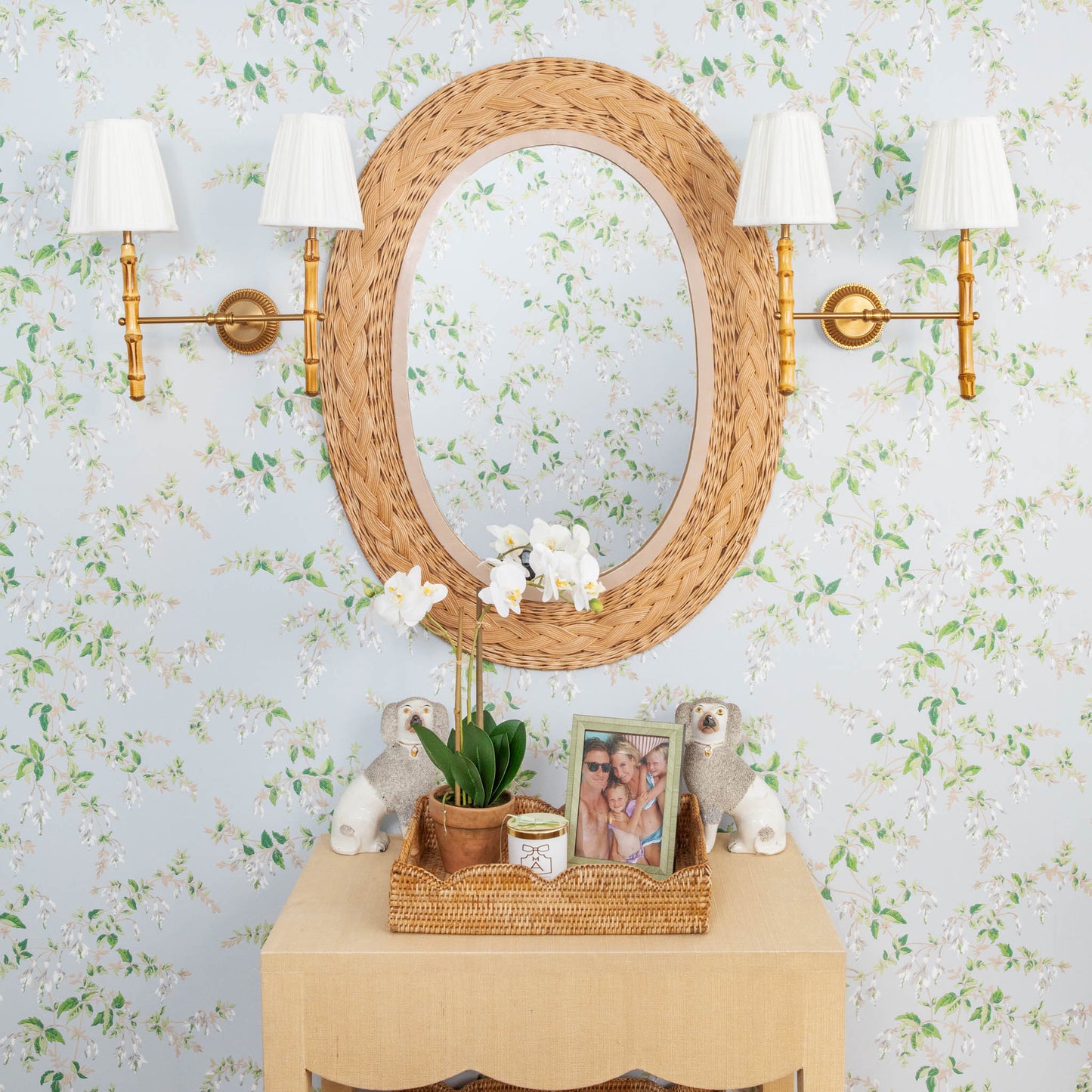 Natural Medium Rattan Tray