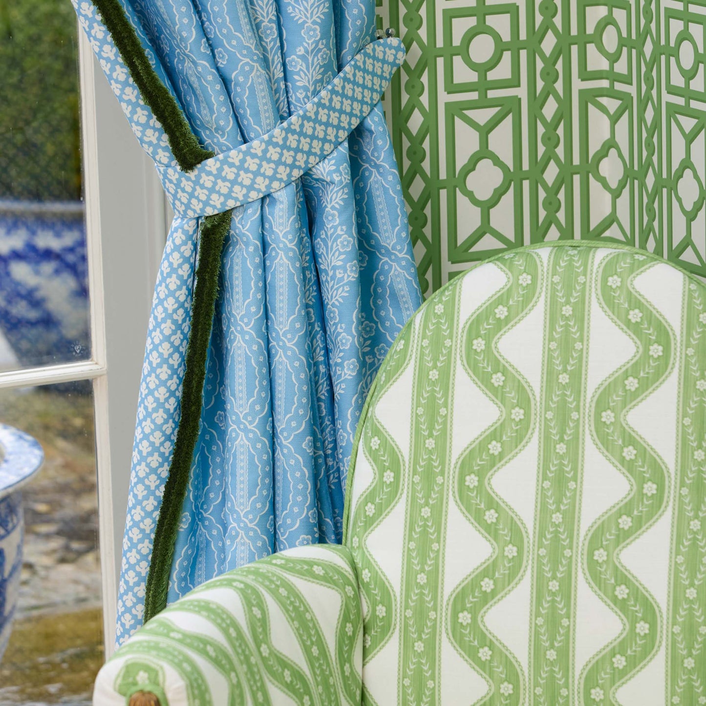 Blue Sybil Inverse Fabric