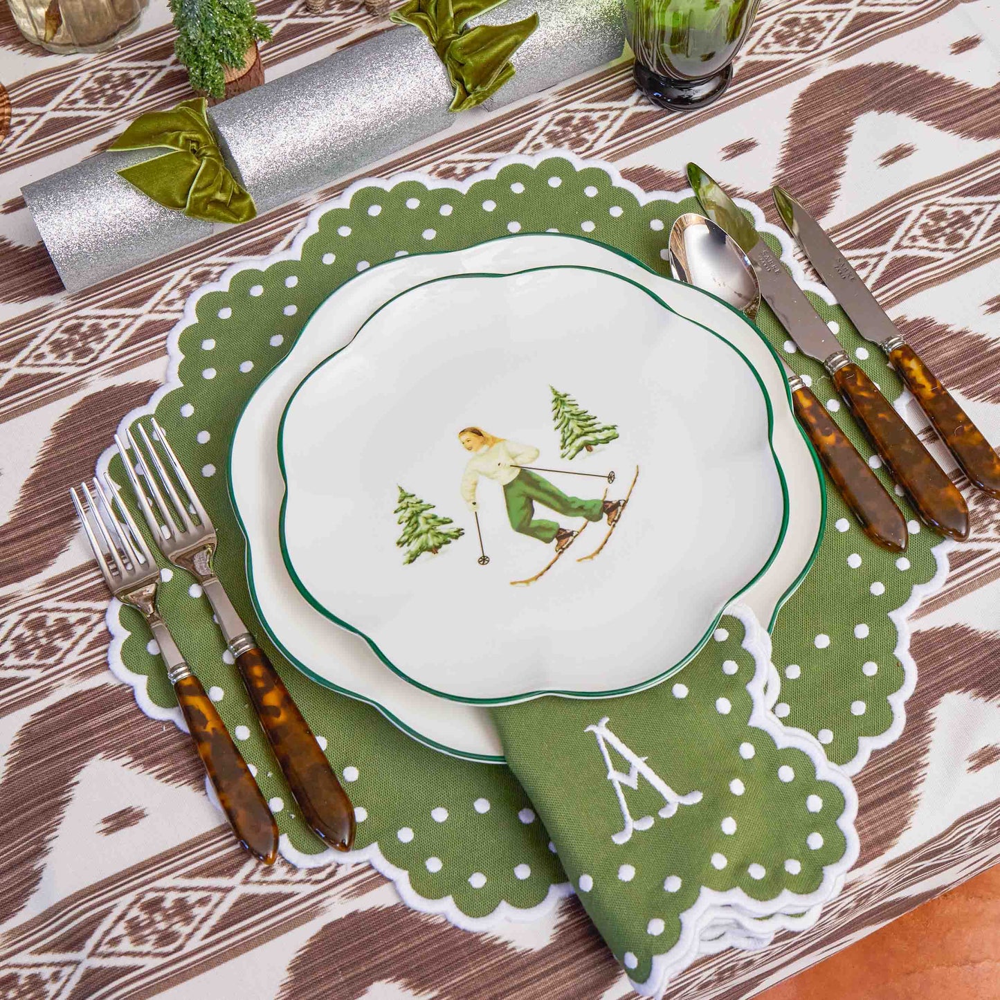Green Esmerelda Napkins (Set of 4)
