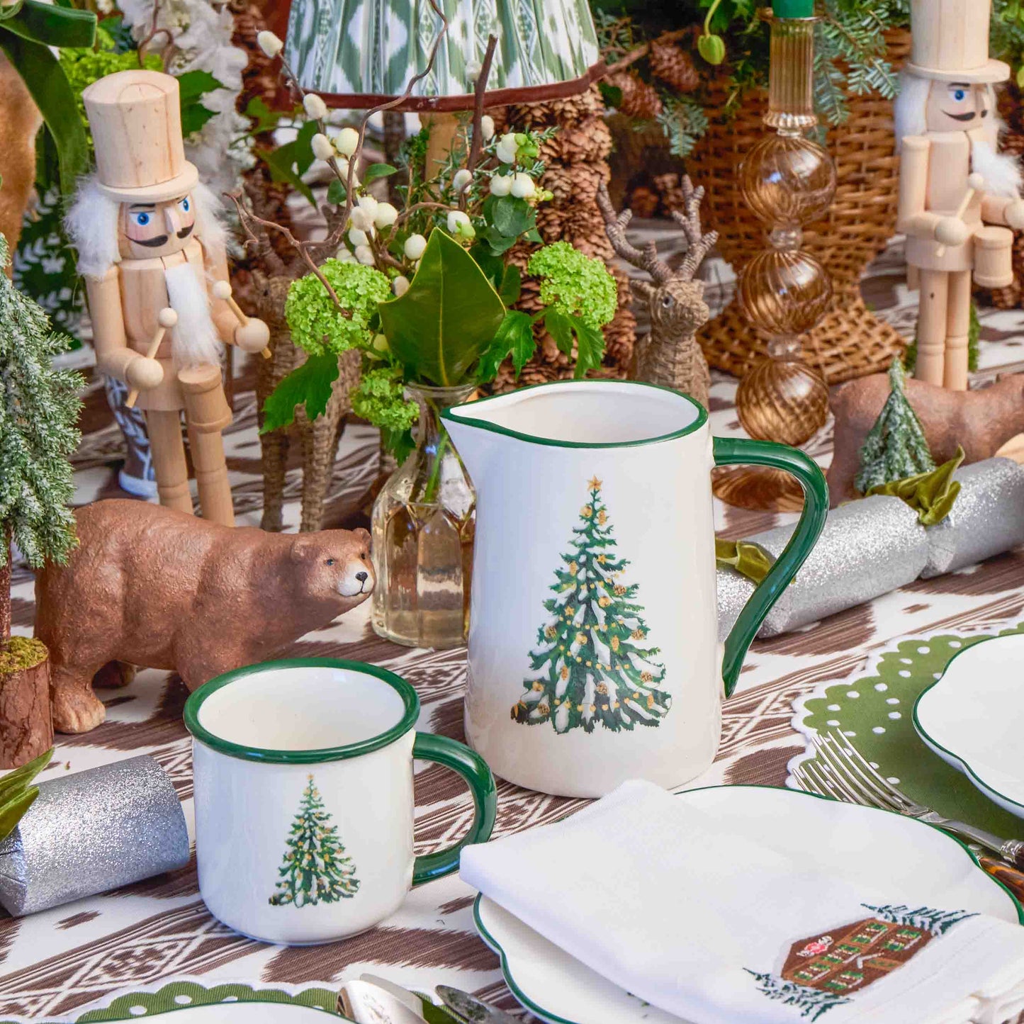 Ceramic Christmas Tree Jug