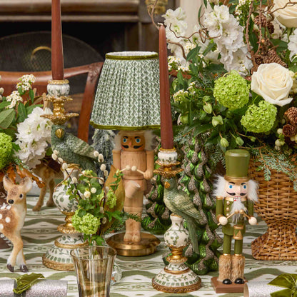 Olive Small Parrot Candle Holders (Pair)