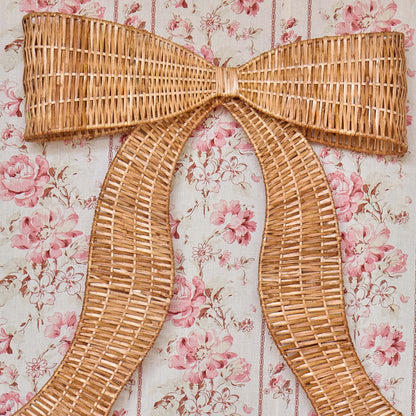 Rattan Bow Wall Decoration