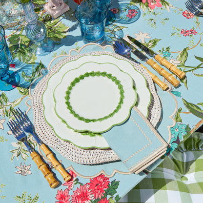 Green Laurel Dinner Plate