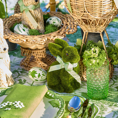 Emerald Hobnail Glasses (Set of 6)