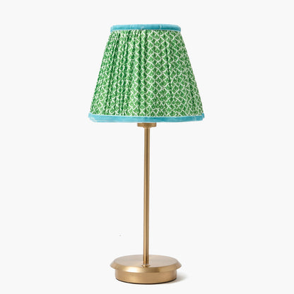 Green & Blue Lotus Lampshade (18cm)