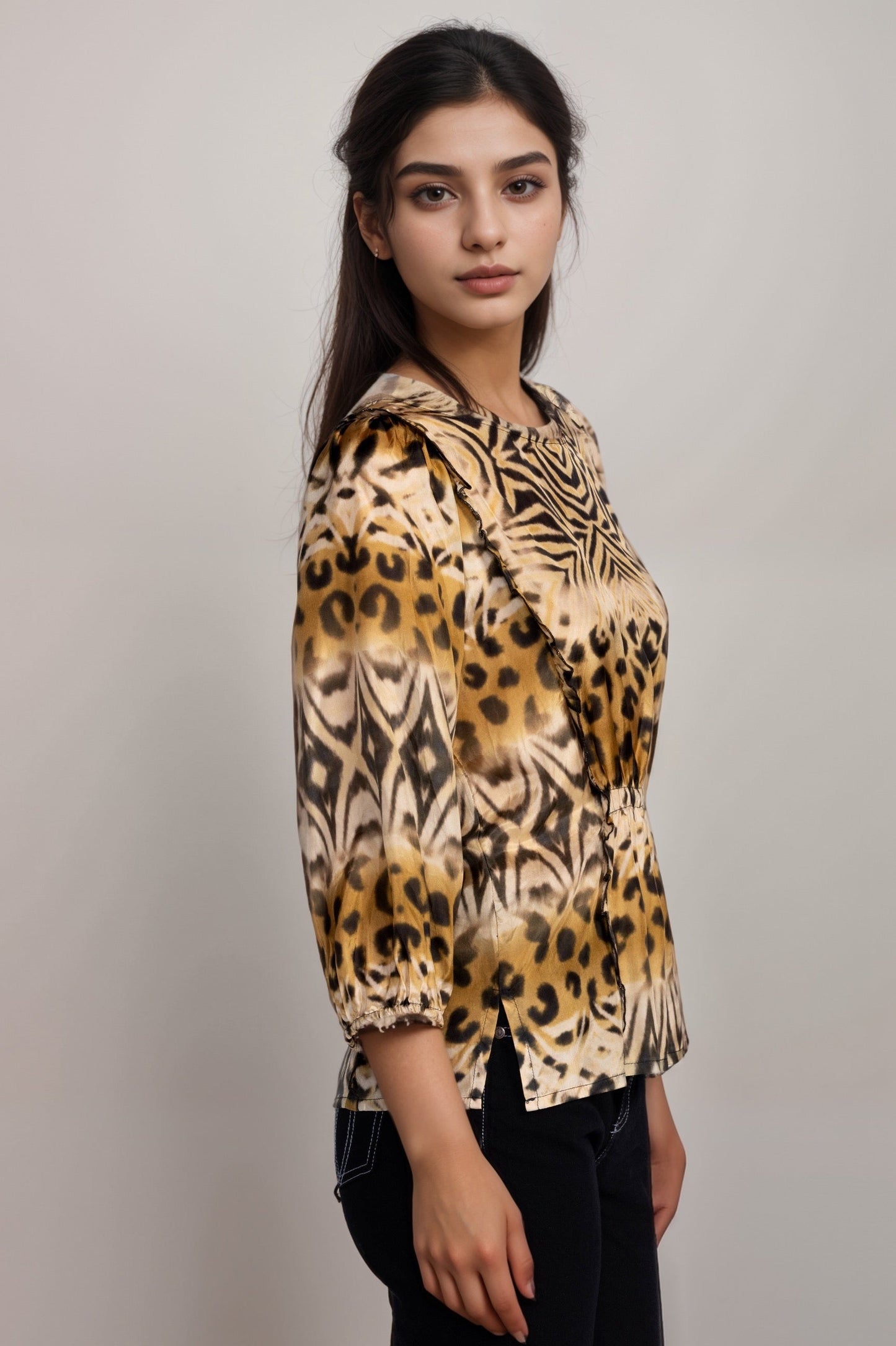 Johnny Was Aisha Silk Blouse C10924-O