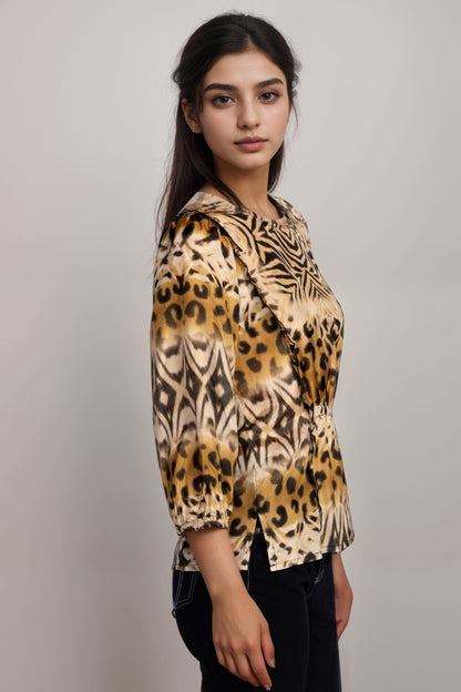 Johnny Was Aisha Silk Blouse C10924-O