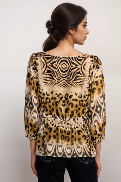 Johnny Was Aisha Silk Blouse C10924-O