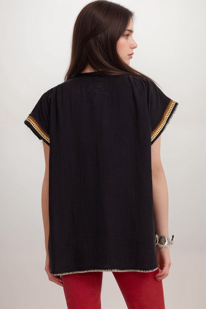 Johnny Was Biya Dionne Button-Down Blouse B14124A4 *