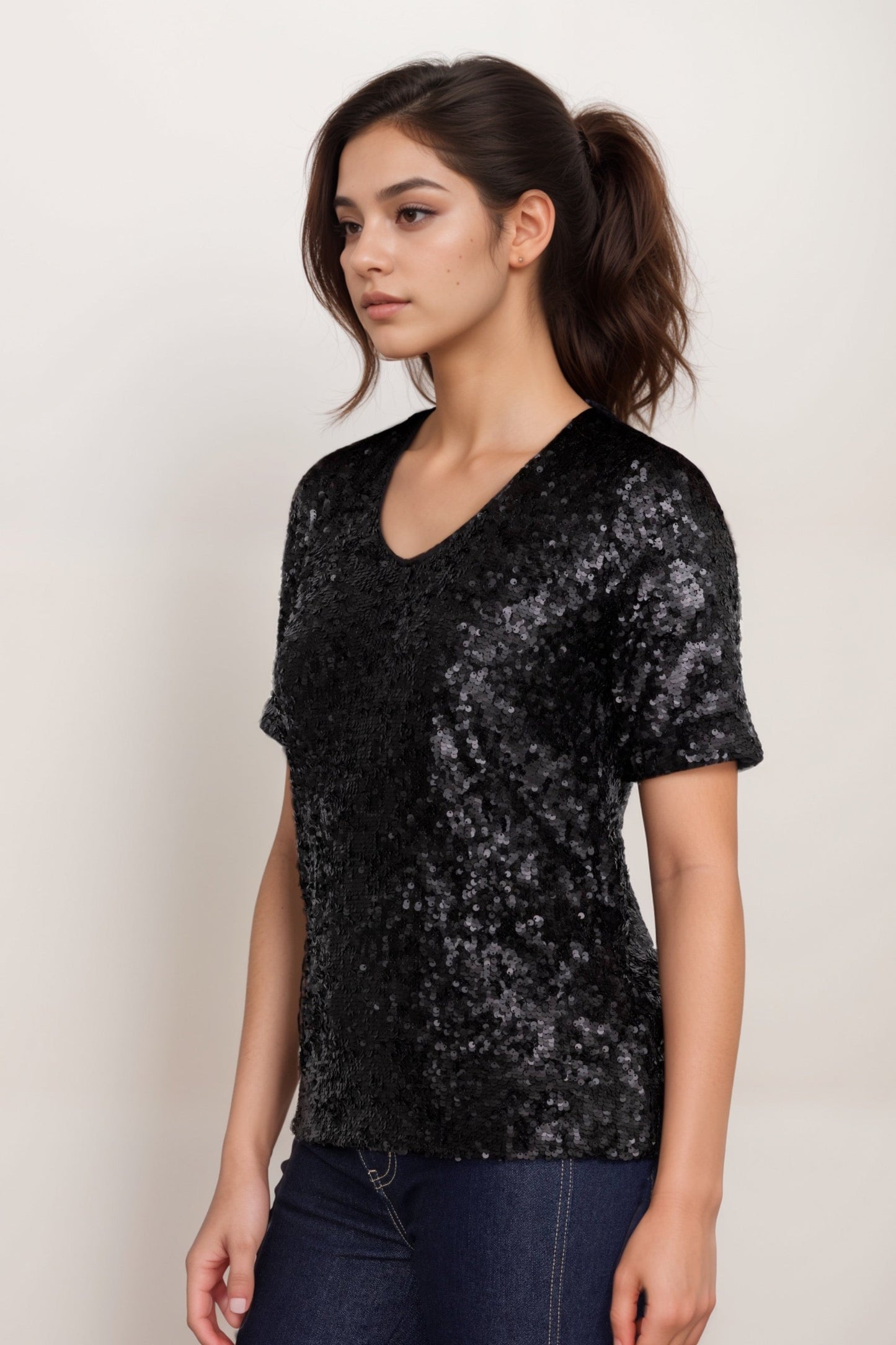 Johnny Was Bradley Sequin Blouse C17924-9 *