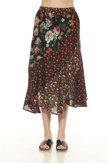 Johnny Was Chamylla Floral Midi Skirt C71524AO