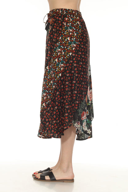 Johnny Was Chamylla Floral Midi Skirt C71524AO