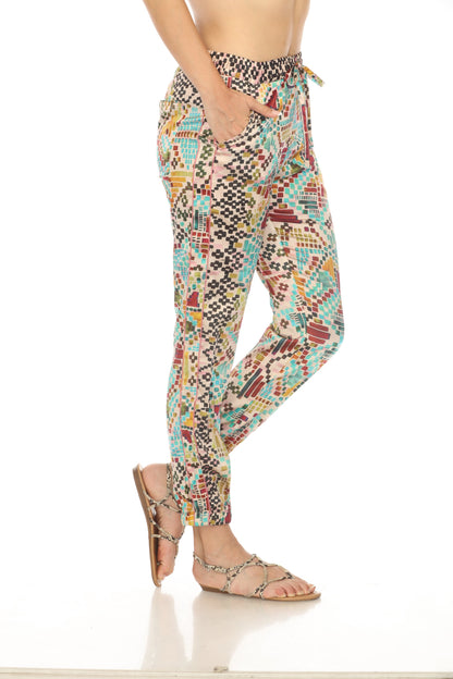 Johnny Was Genora Paneled Jogger Pants C64324A8