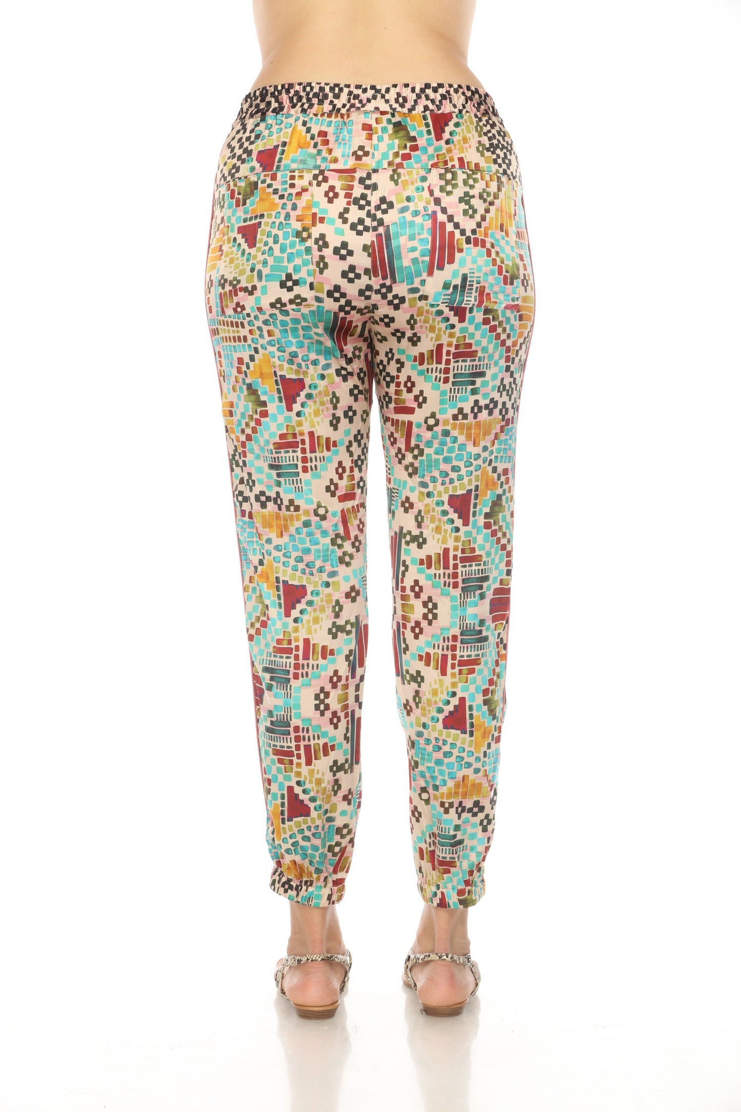 Johnny Was Genora Paneled Jogger Pants C64324A8