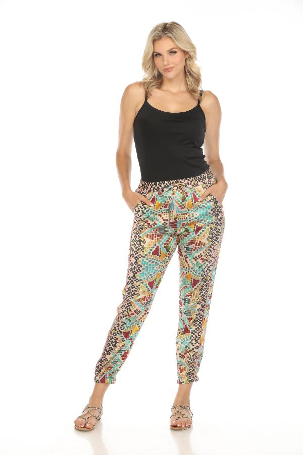 Johnny Was Genora Paneled Jogger Pants C64324A8