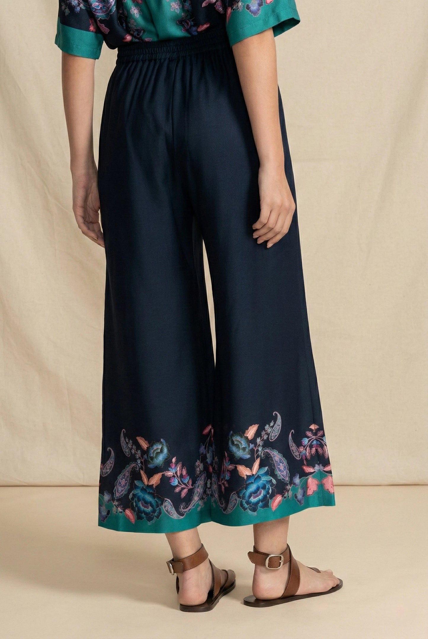 Johnny Was Jade Yasmin Cropped Easy Pant L69825-6