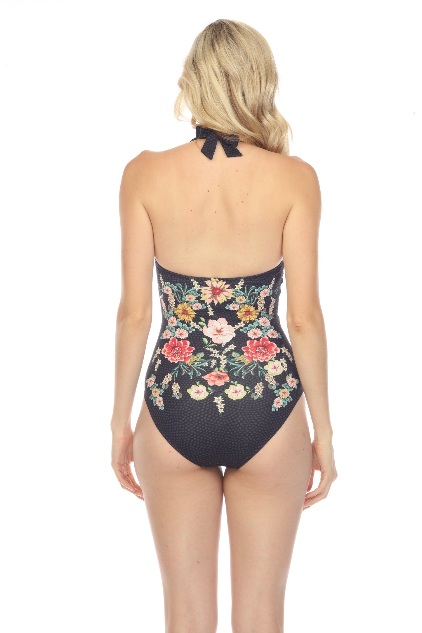 Johnny Was Mia Twist Keyhole One Piece Swimsuit CSW3022-H