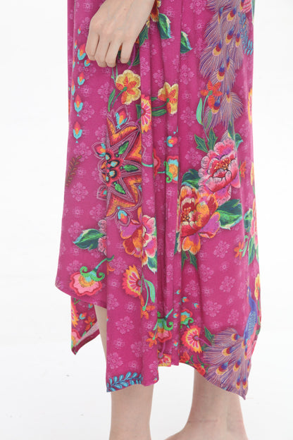 Johnny Was Pink Floral The Tank Sleep Dress MS8425