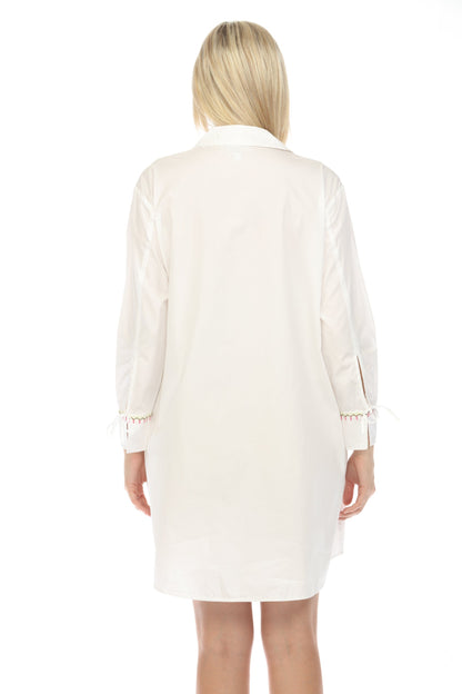 Johnny Was Workshop Camellia Ruched Sleeve Tunic Dress W29124 *