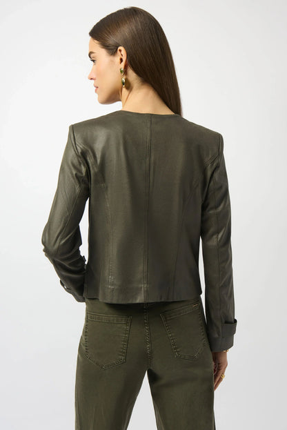 Joseph Ribkoff Long Sleeve Faux Suede Jacket 253935-R