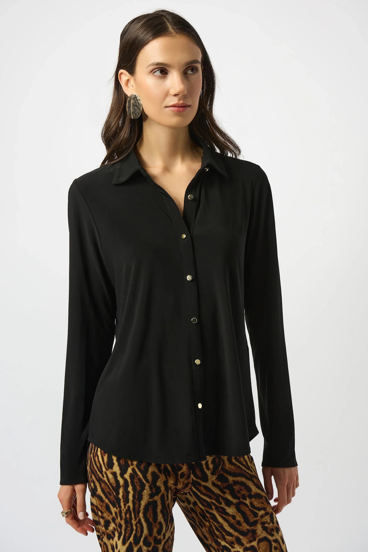 Joseph Ribkoff Button Front Long Sleeve Top 253941