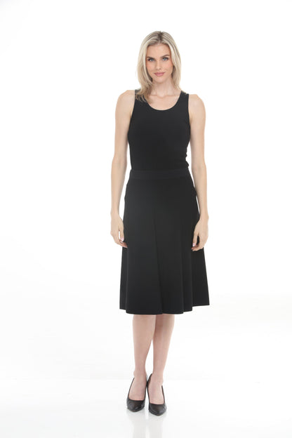 Joseph Ribkoff High-Waist Sweater Knit A-Line Skirt 261745