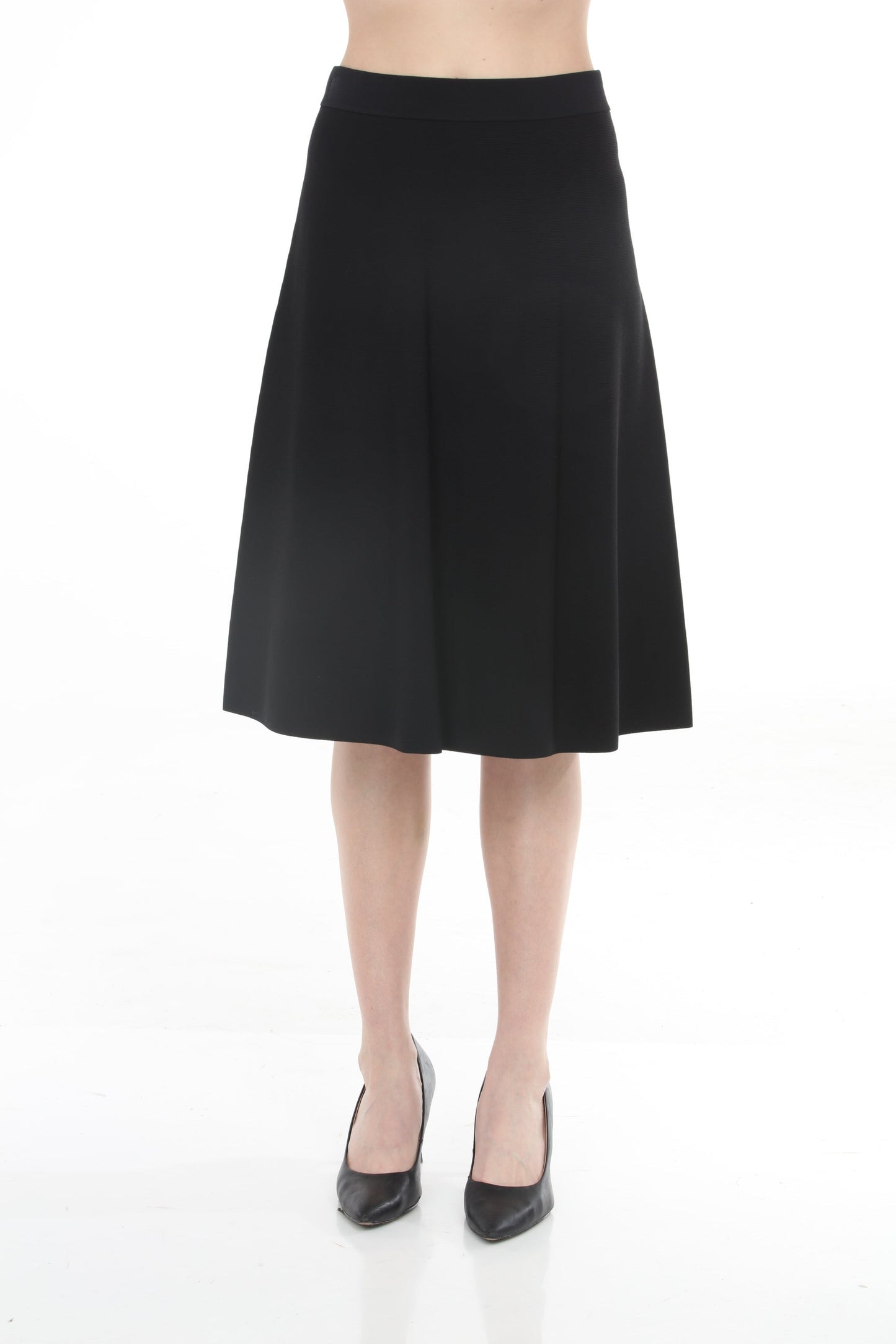Joseph Ribkoff High-Waist Sweater Knit A-Line Skirt 261745
