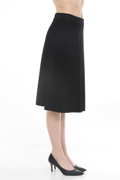 Joseph Ribkoff High-Waist Sweater Knit A-Line Skirt 261745