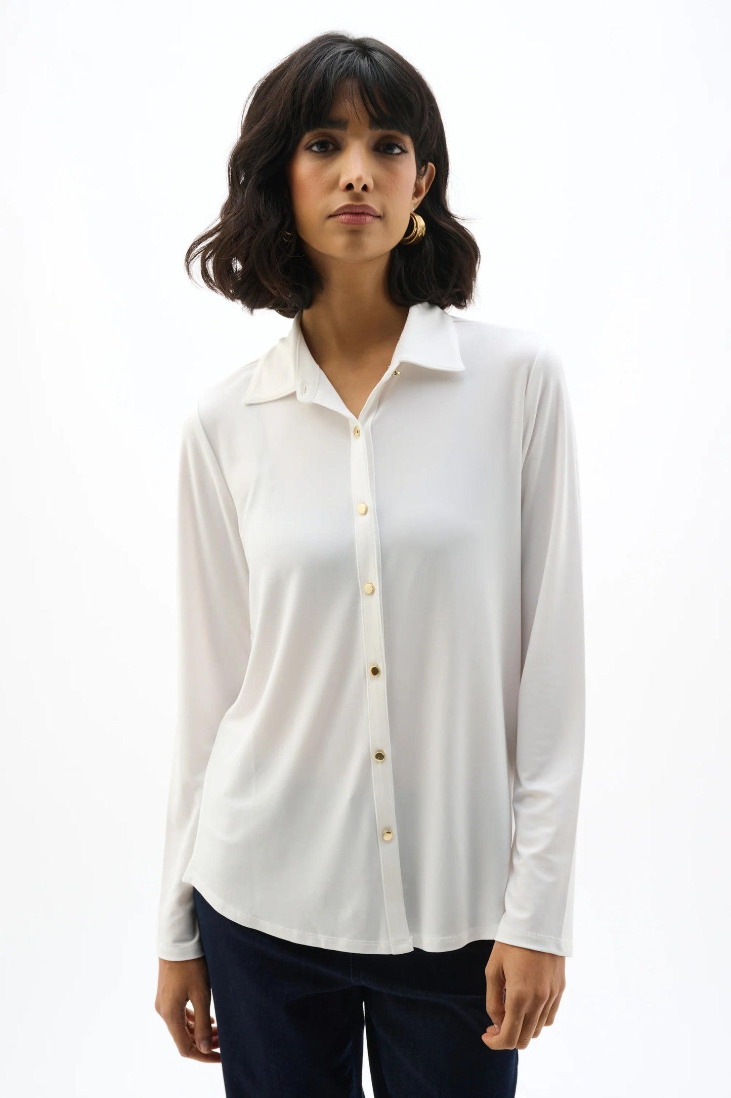 Joseph Ribkoff Button Front Long Sleeve Top 253941