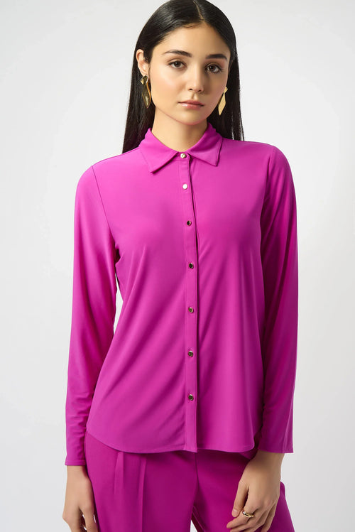 Joseph Ribkoff Button Front Long Sleeve Top 253941