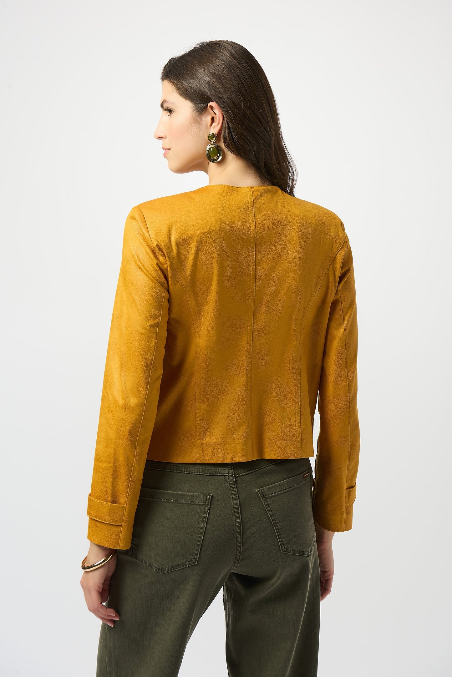 Joseph Ribkoff Long Sleeve Faux Suede Jacket 253935-R